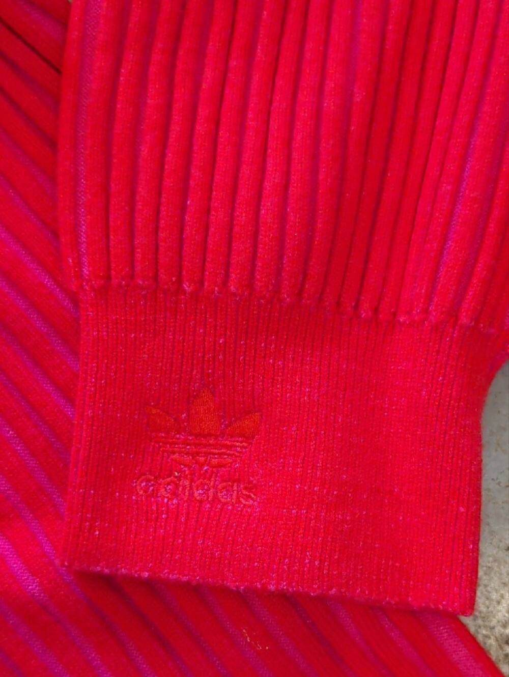 Adidas Ivy Park Pink And Red Ribbed Romper - Picture 6 of 11